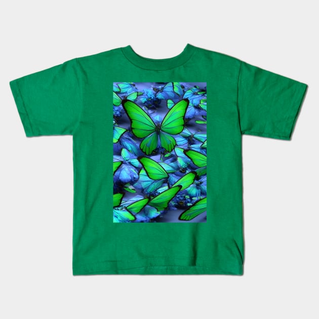 Butterfly Ensemble Kids T-Shirt by Parody-is-King